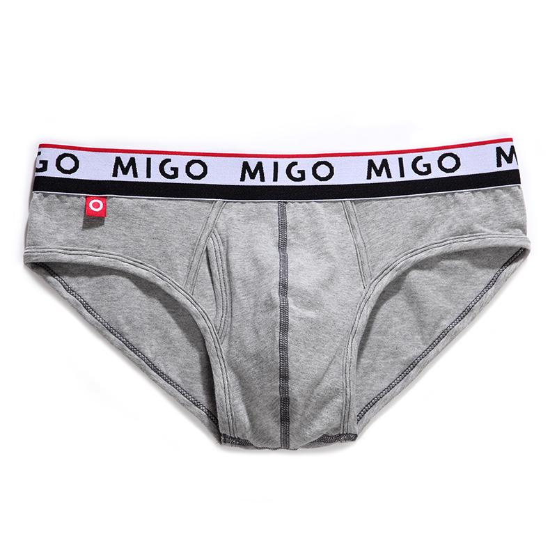 Cotton Two-tone Brief (3 In 1 Pack) - Pk.1 Underwear (Men's) MIGO