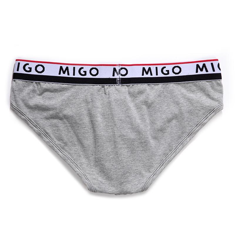 Cotton Two-tone Brief (3 In 1 Pack) - Pk.2 Underwear (Men's) MIGO