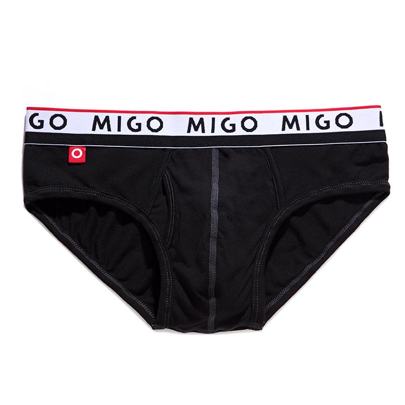 Cotton Two-tone Brief (3 In 1 Pack) - Pk.2 Underwear (Men's) MIGO
