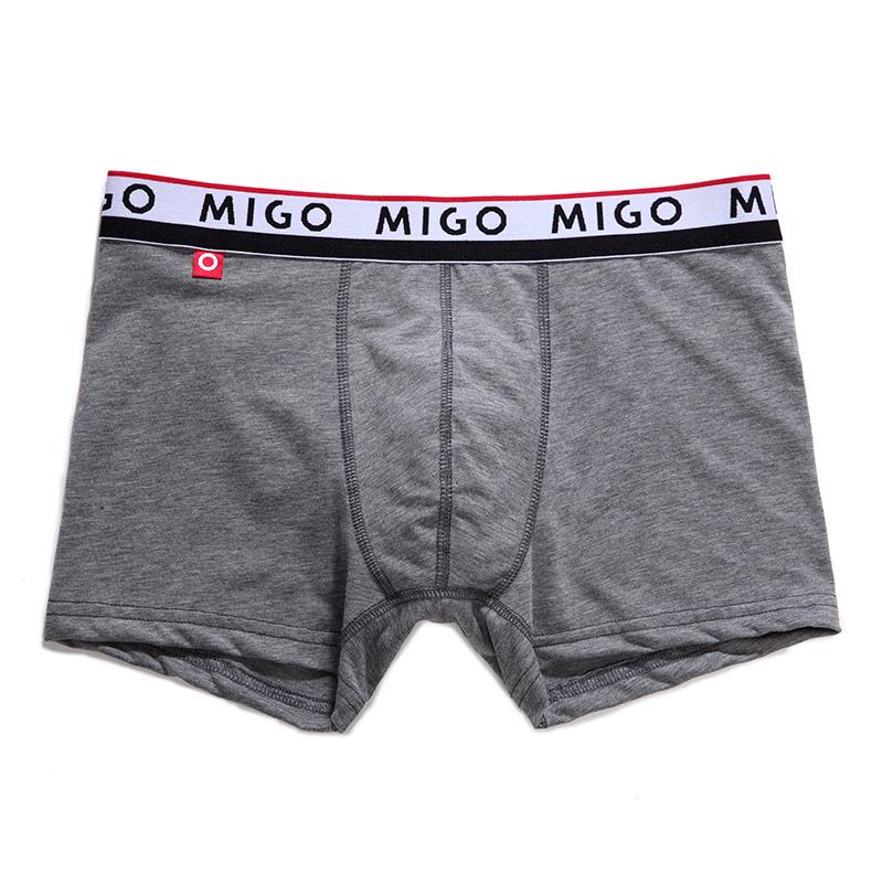 Cotton Two-tone trunk (3 In 1 Pack) | MIGO Underwear (Men's) MIGO