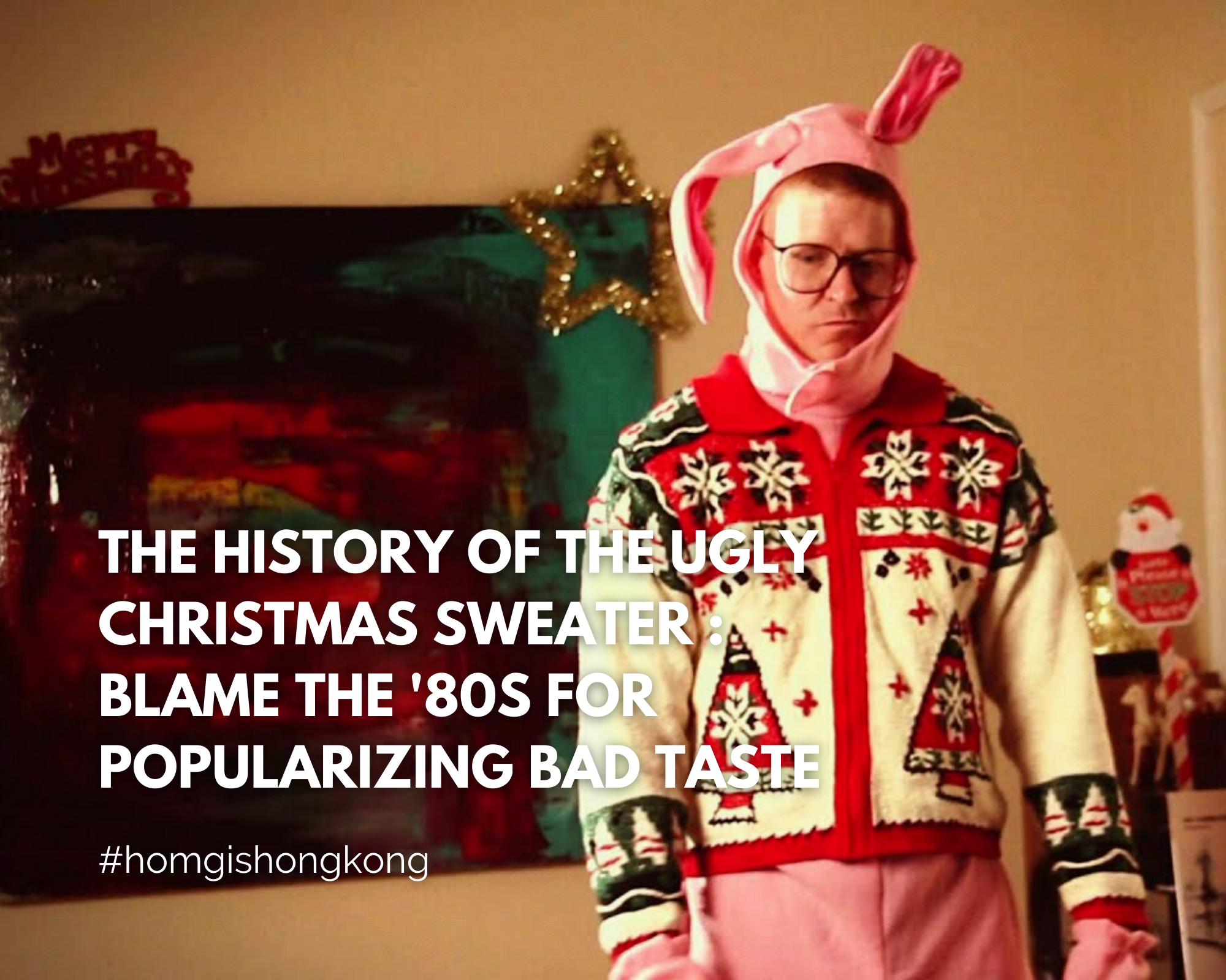 The History of the Ugly Christmas Sweater : Blame the '80s for popularizing bad taste