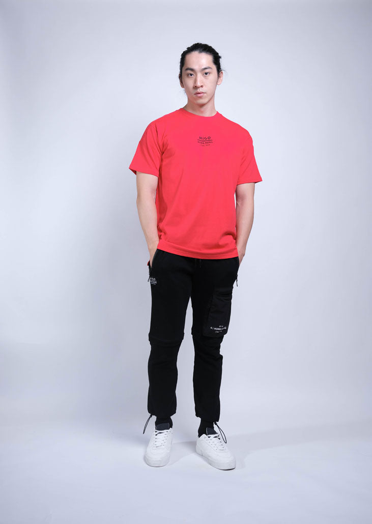 Basic SS Tee (Red) - [MIGO Menswear]