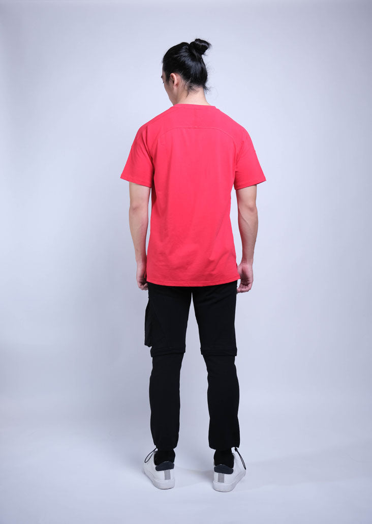 Basic SS Tee (Red) - [MIGO Menswear]