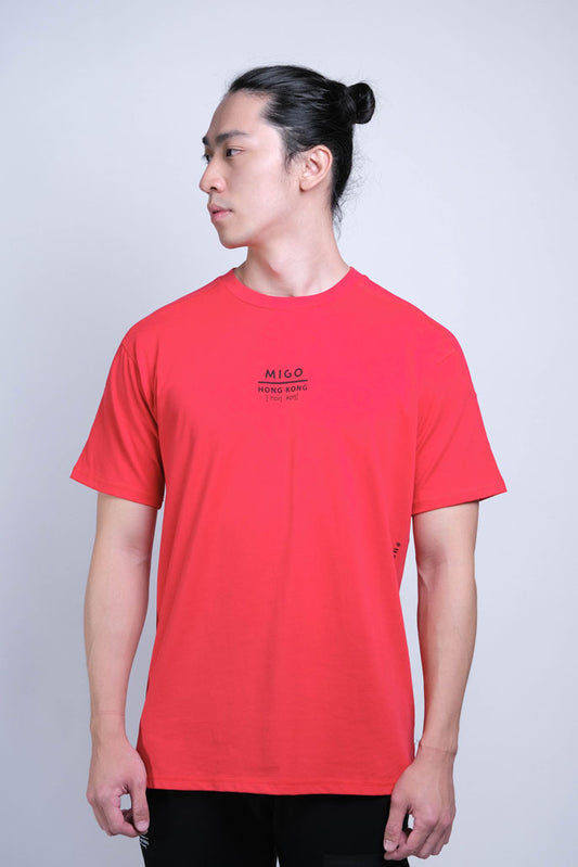 Basic SS Tee (Red) - [MIGO Menswear]