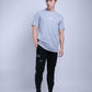 Basic SS Tee (Grey Melange) - [MIGO Menswear]