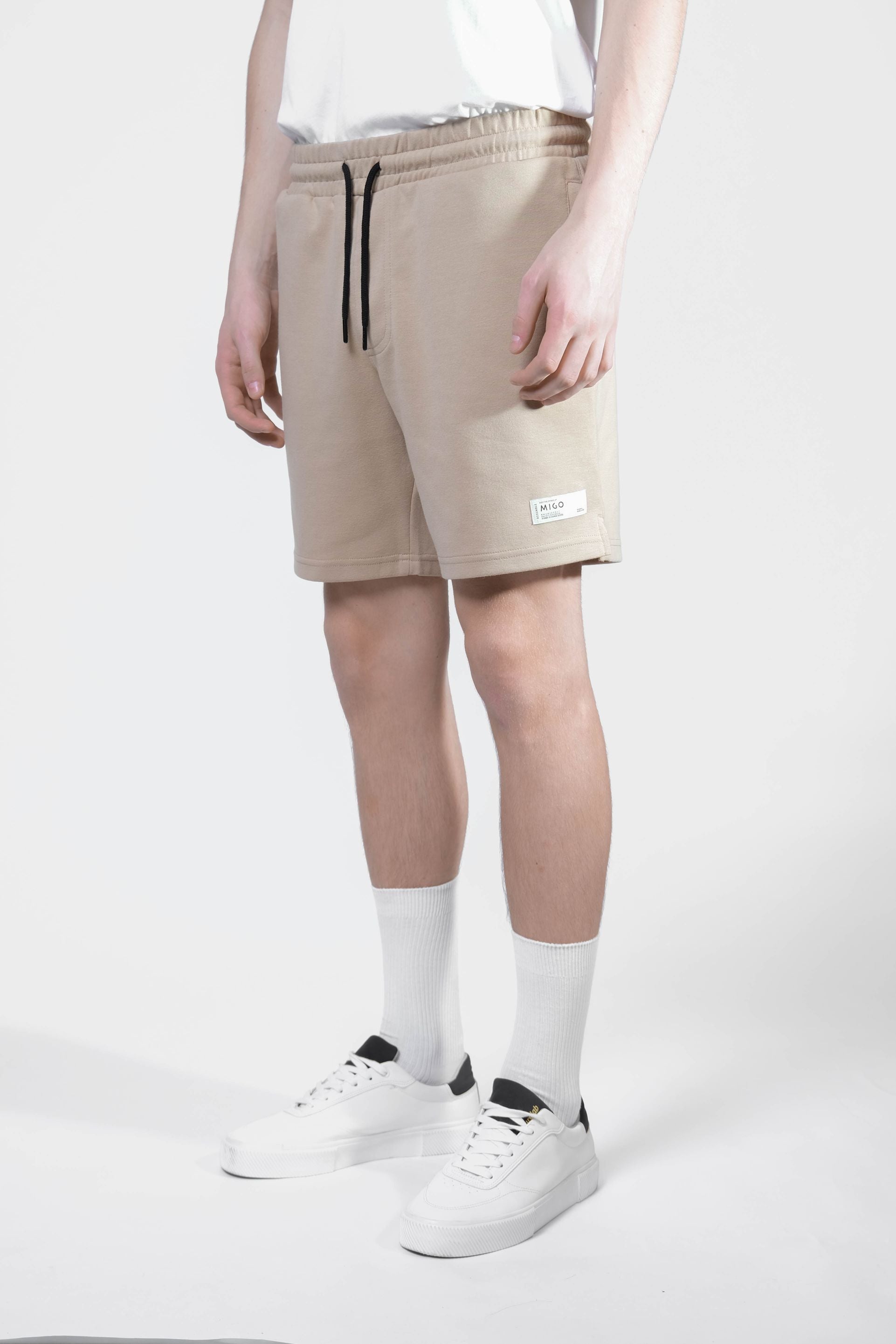 Interlock Jogger Shorts (Pepper) - [MIGO Menswear]