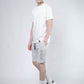 Reversed Cargo Shorts (Grey Melange) - [MIGO Menswear]