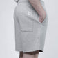 Interlock Jogger Shorts (Grey Melange) - [MIGO Menswear]