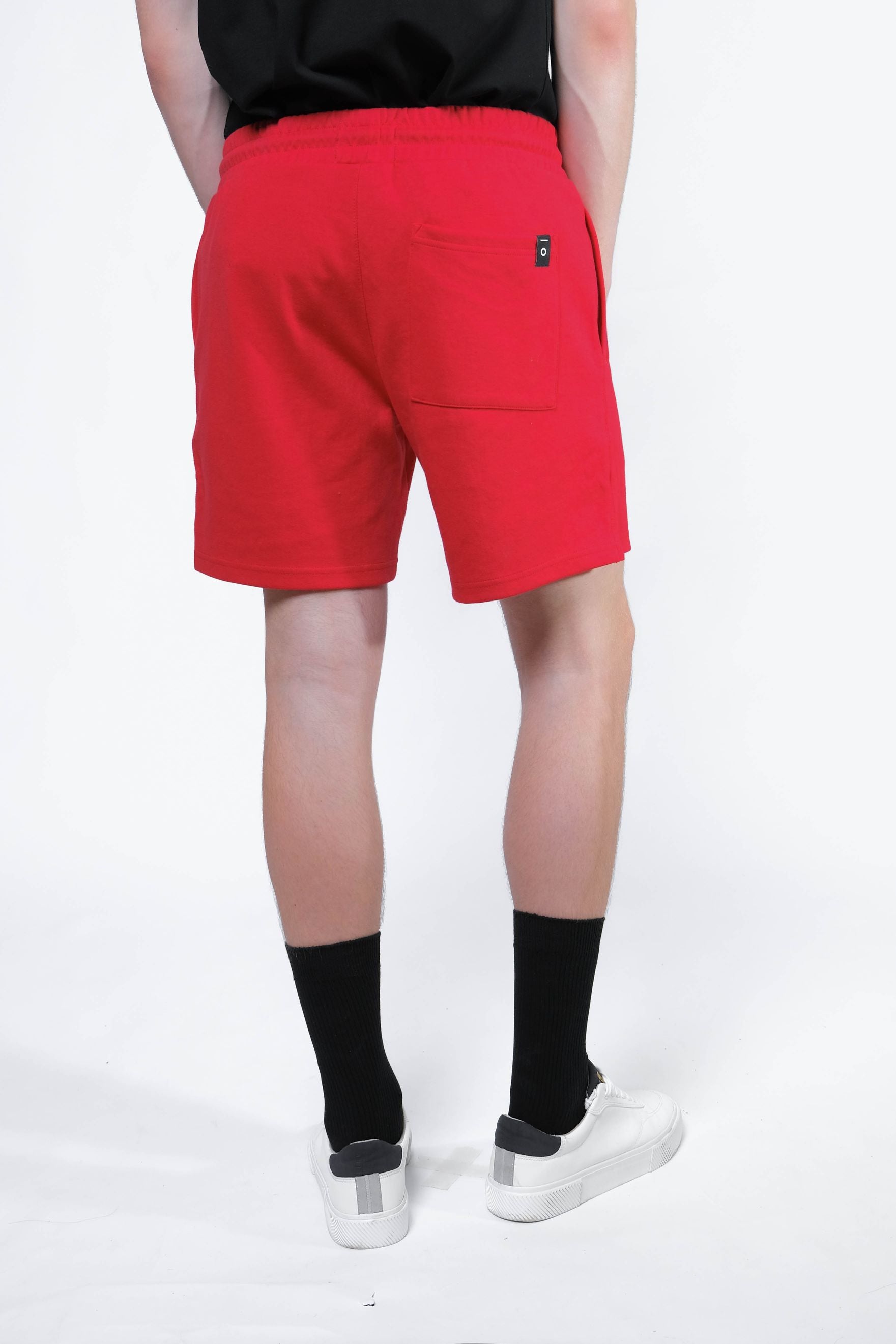 Interlock Jogger Shorts (Red) - [MIGO Menswear]