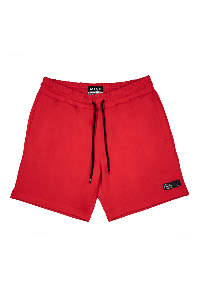 Interlock Jogger Shorts (Red) - [MIGO Menswear]