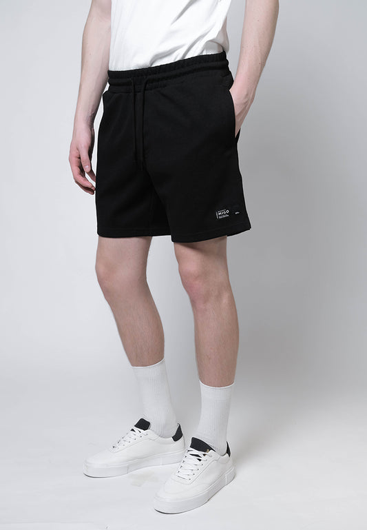Interlock Jogger Shorts (Black) - [MIGO Menswear]