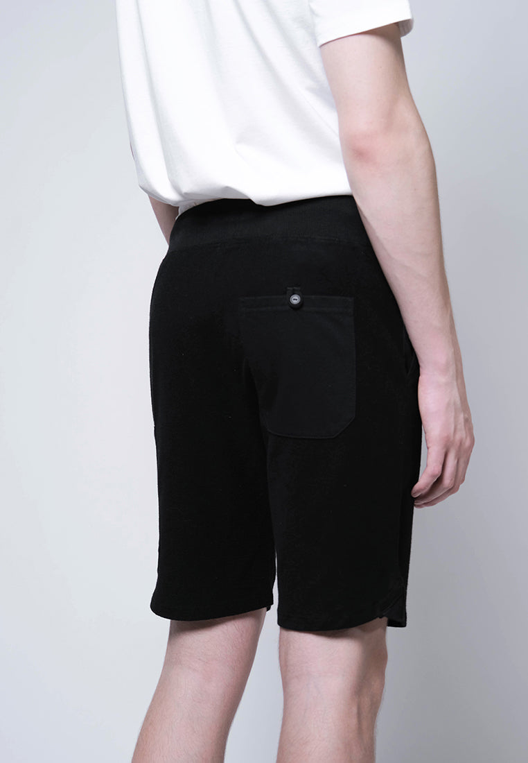 Reversed Cargo Shorts (Black) - [MIGO Menswear]
