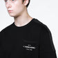 Shoulder Patch Pocket Tee (Black) - [MIGO Menswear]