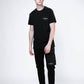 Shoulder Patch Pocket Tee (Black) - [MIGO Menswear]