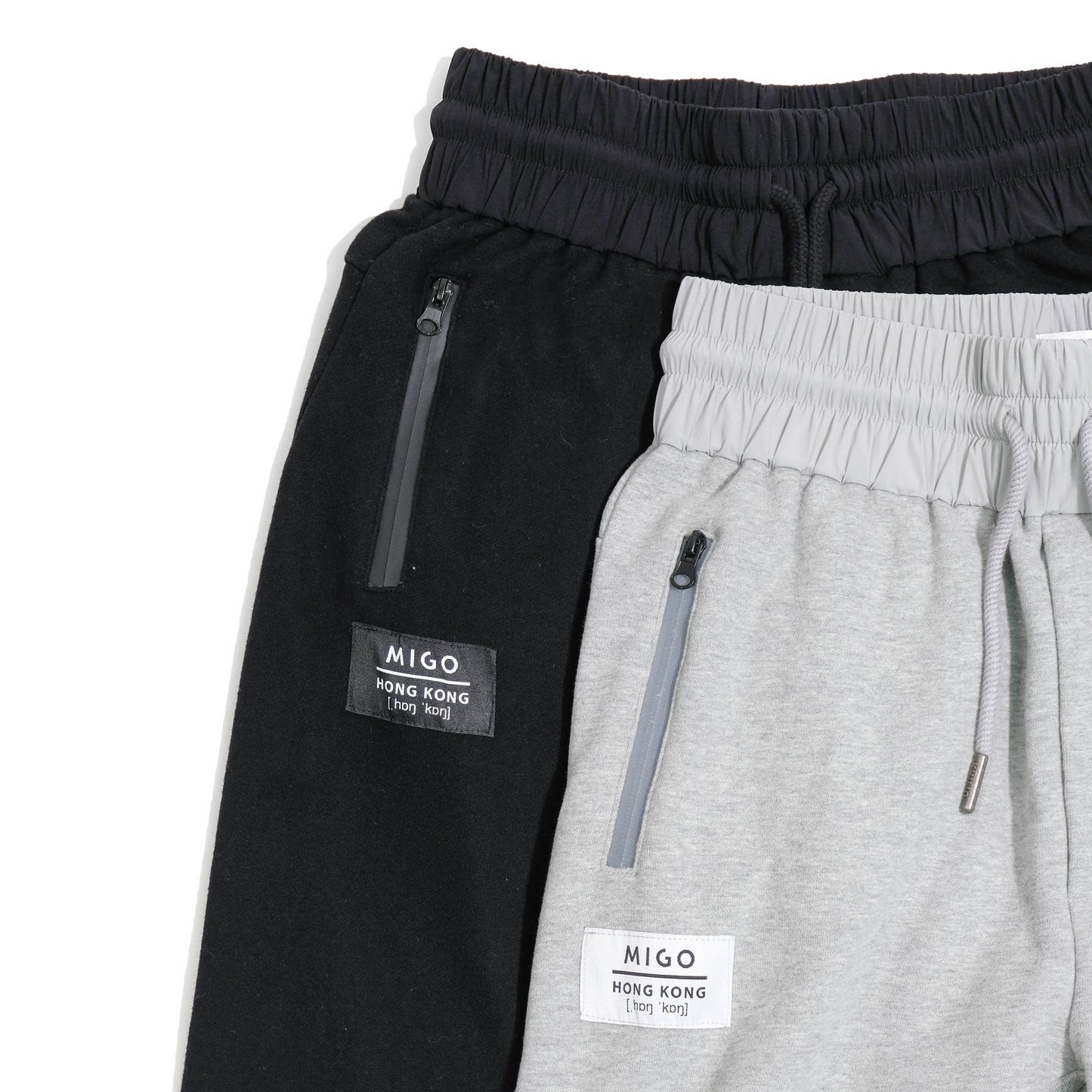 Woven Pocket Joggers (Grey Melange) - [MIGO Menswear]