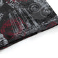 Cotton Pattern Crew Neck Tee (Horror Black) - [MIGO Menswear]
