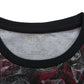 Cotton Pattern Crew Neck Tee (Horror Black) - [MIGO Menswear]
