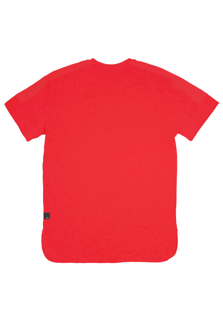 Shoulder Patch Pocket Tee (Red) - [MIGO Menswear]