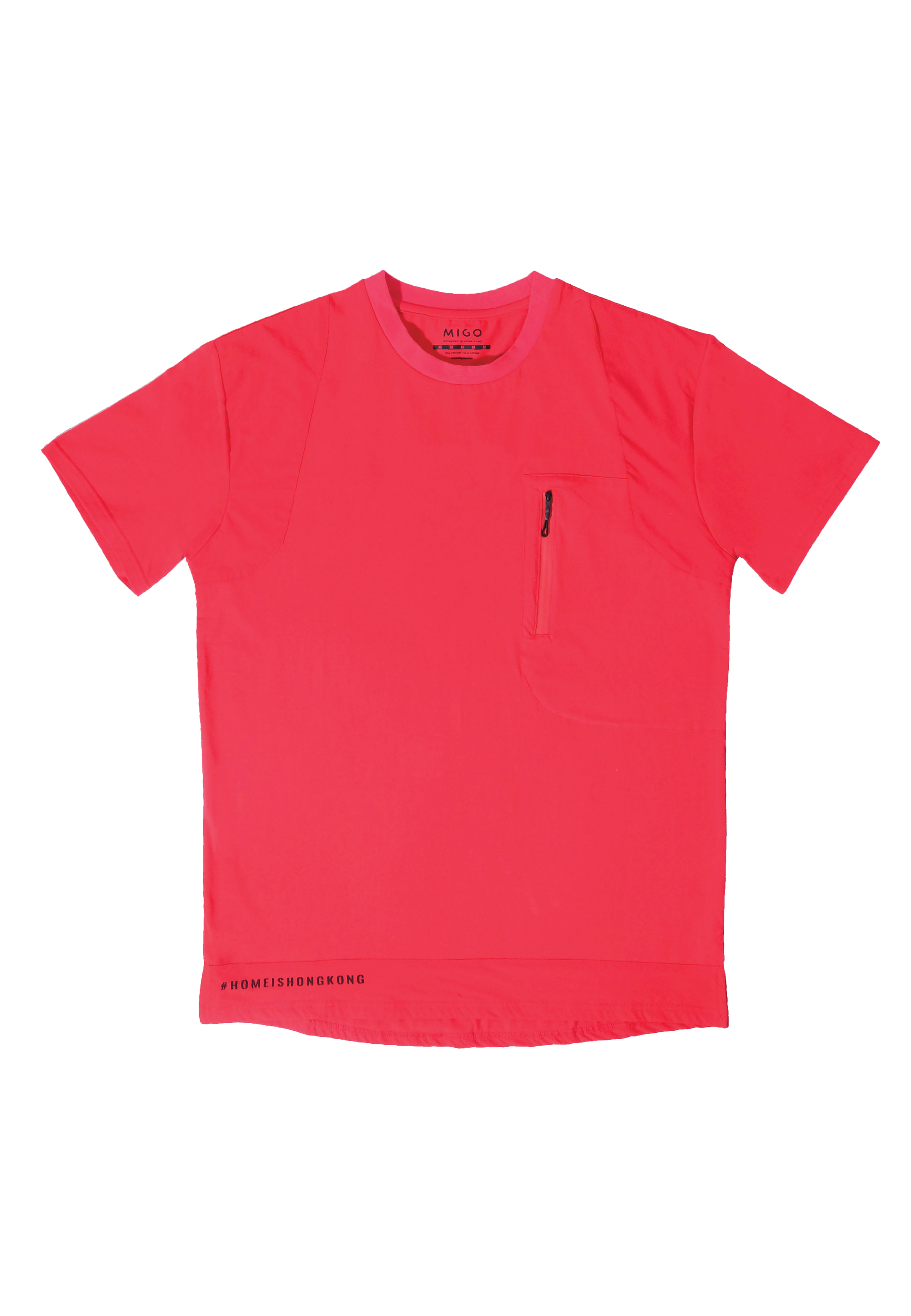 Tagging Pocket Tee (Red) - [MIGO] - [Hong Kong Brand] - [Menswear] - [本地品牌] - [男裝] - [運動服] - [casual wear] 