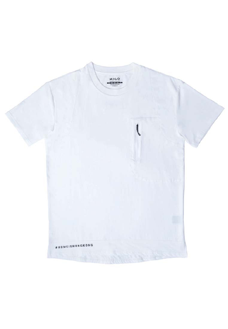 Tagging Pocket Tee (Offwhite) - [MIGO] - [Hong Kong Brand] - [Menswear] - [本地品牌] - [男裝] - [運動服] - [casual wear] 