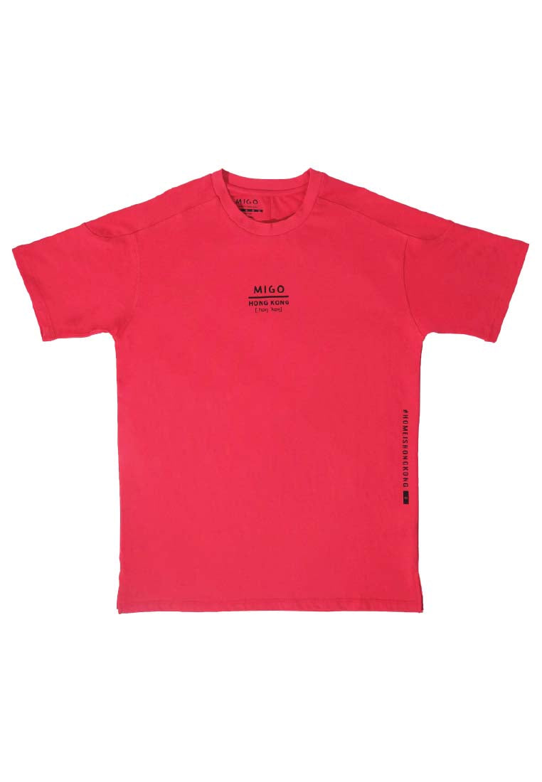Basic SS Tee (Red) - [MIGO] - [Hong Kong Brand] - [Menswear] - [本地品牌] - [男裝] - [運動服] - [casual wear] 