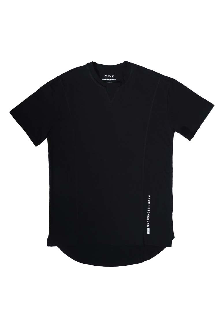 Flatlock Tee (Black) - [MIGO] - [Hong Kong Brand] - [Menswear] - [本地品牌] - [男裝] - [運動服] - [casual wear] 