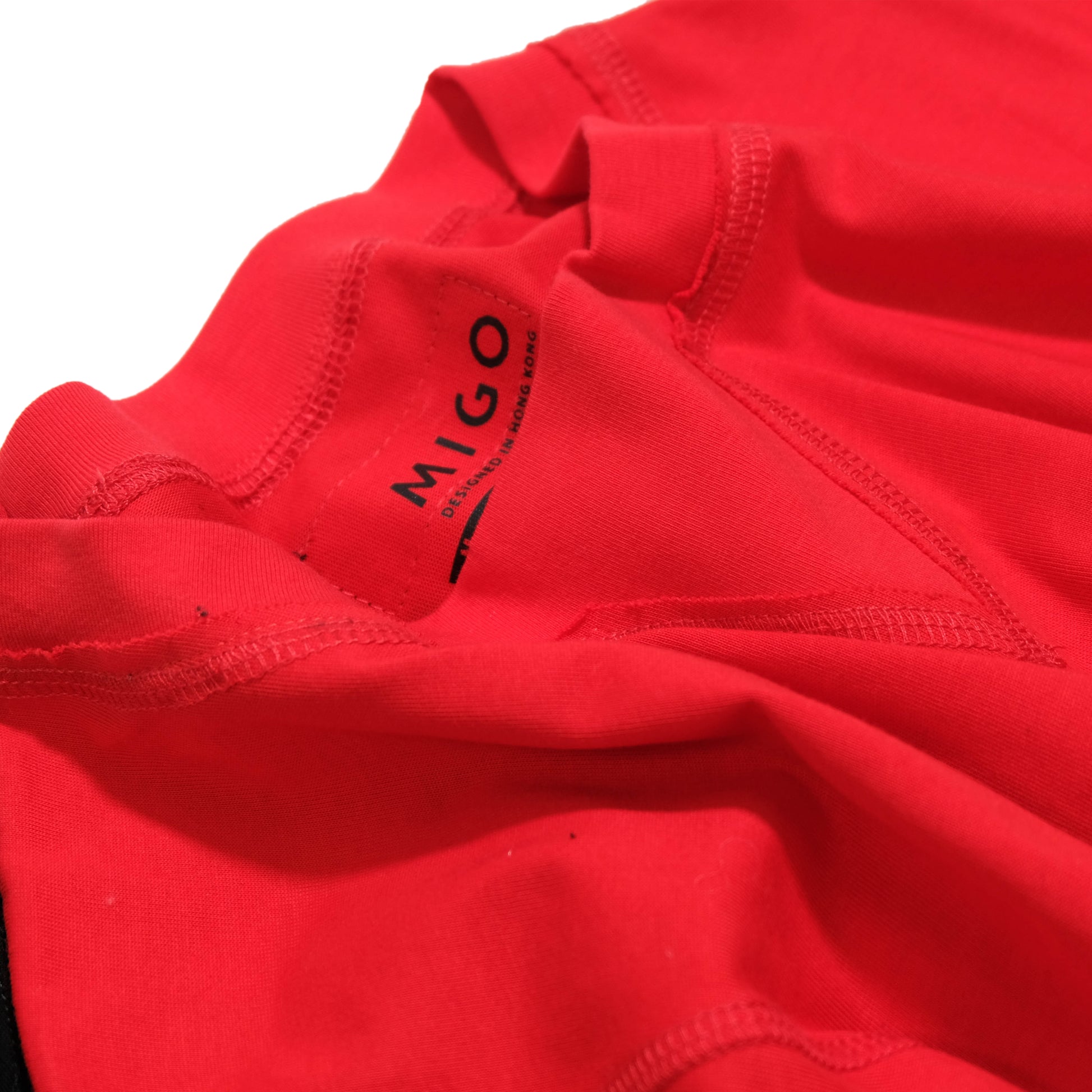 Flatlock Tee (Red) - [MIGO Menswear]