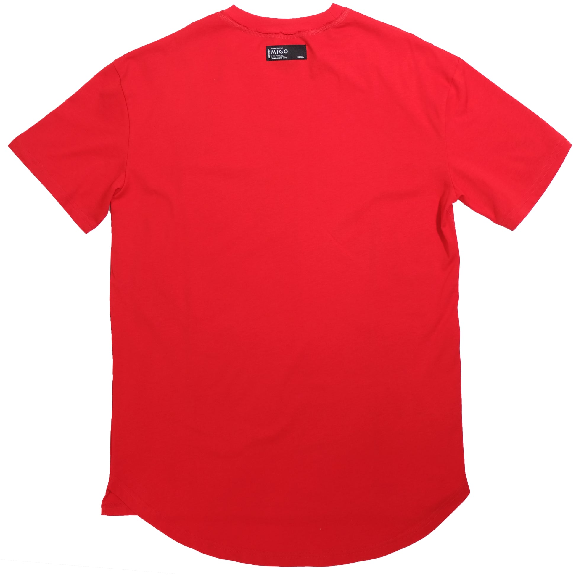 Flatlock Tee (Red) - [MIGO Menswear]