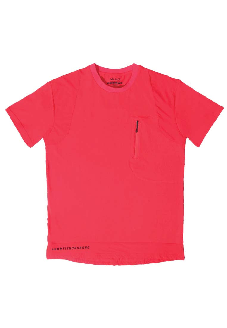 Tagging Pocket Tee (Red) - [MIGO Menswear]