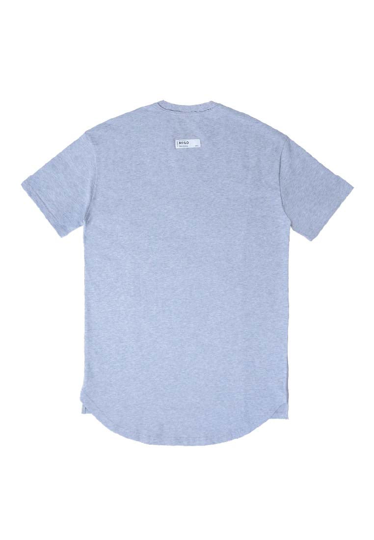 Flatlock Tee (Grey Melange) - [MIGO Menswear]