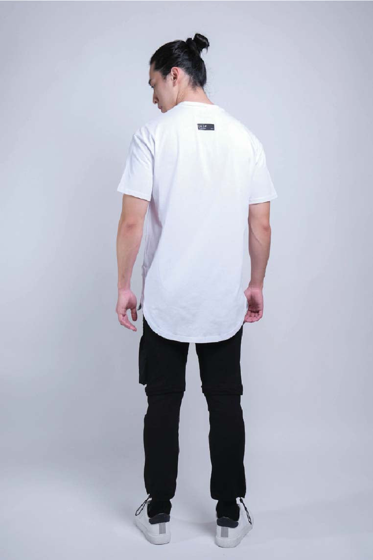 Flatlock Tee (Offwhite) - [MIGO Menswear]