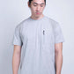 Tagging Pocket Tee (Grey Melange) - [MIGO Menswear]