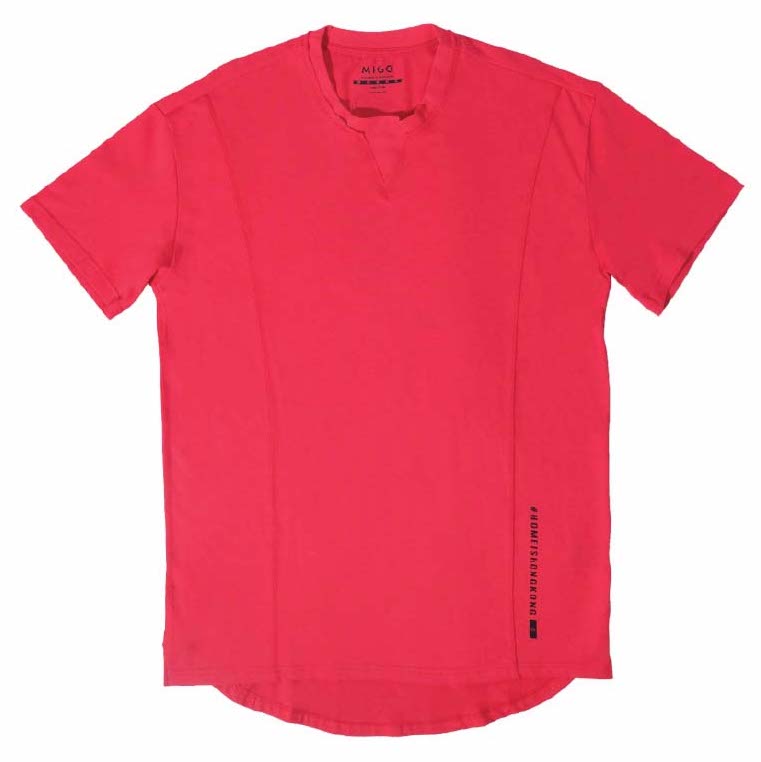 Flatlock Tee (Red) - [MIGO Menswear]