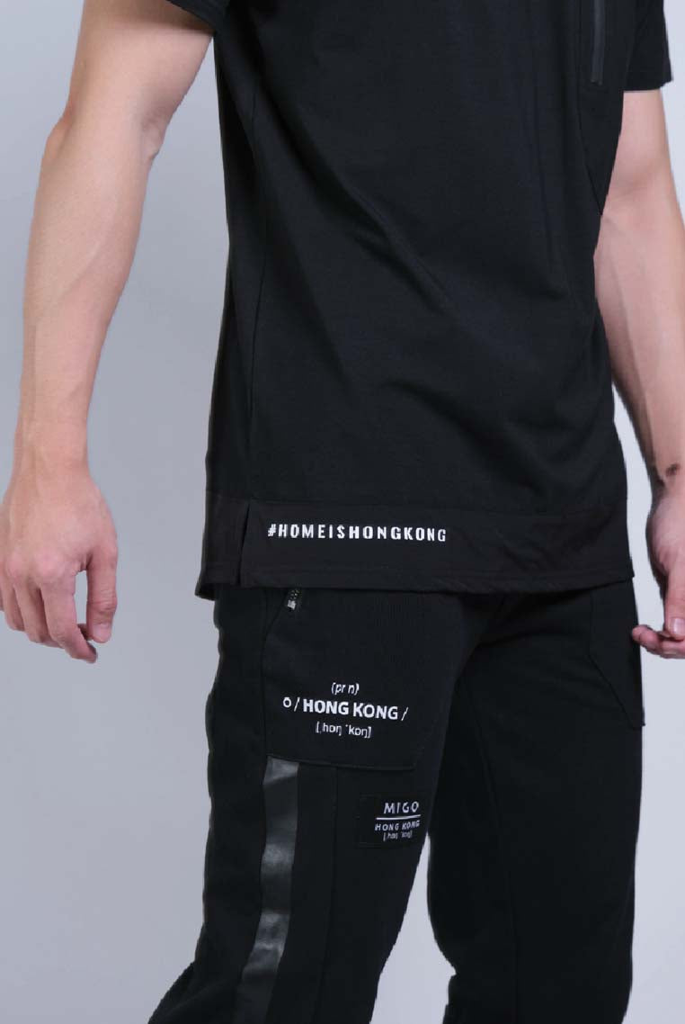 Heavy Terry Joggers (Black) - [MIGO Menswear]