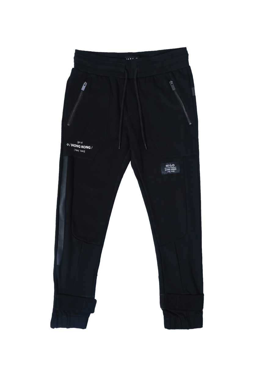 Heavy Terry Joggers (Black) - [MIGO Menswear]
