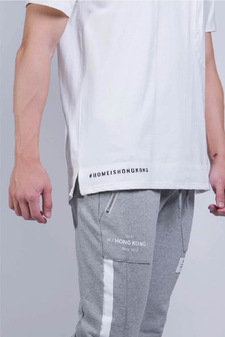 Tagging Pocket Tee (Offwhite) - [MIGO Menswear]