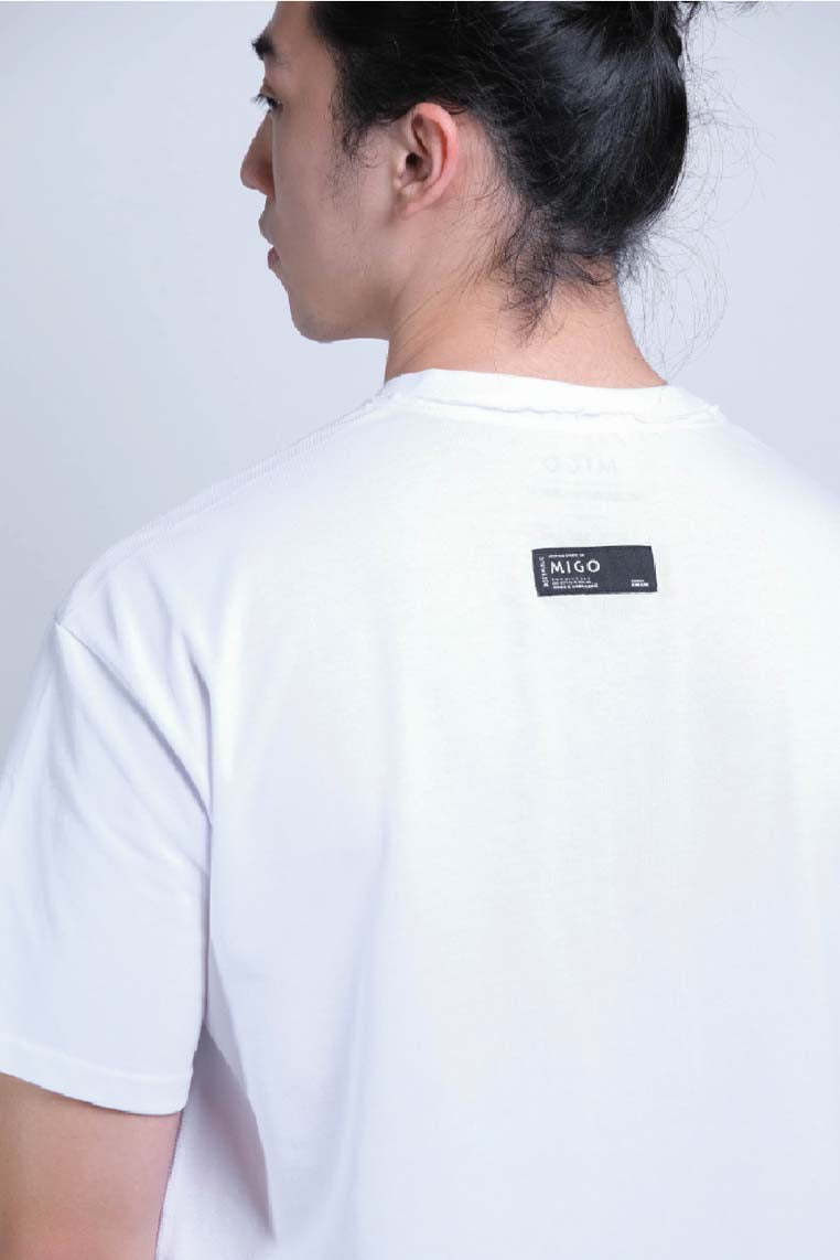 Flatlock Tee (Offwhite) - [MIGO Menswear]
