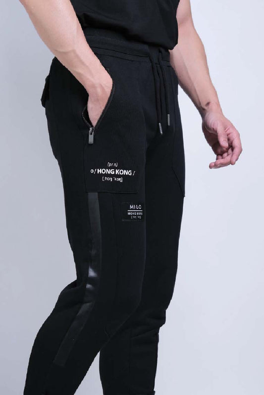 Heavy Terry Joggers (Black) - [MIGO Menswear]