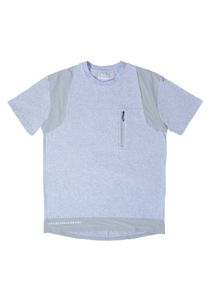 Tagging Pocket Tee (Grey Melange) - [MIGO Menswear]