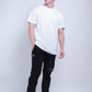 Flatlock Tee (Offwhite) - [MIGO Menswear]