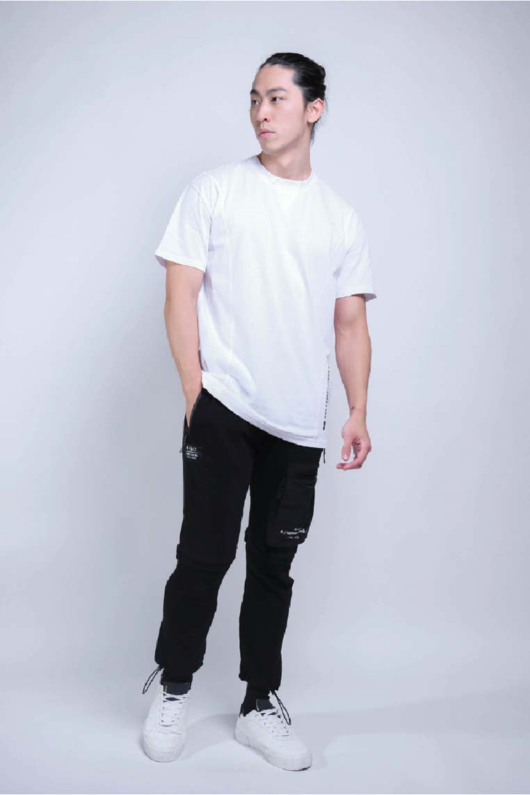 Flatlock Tee (Offwhite) - [MIGO Menswear]