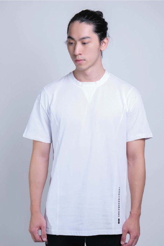 Flatlock Tee (Offwhite) - [MIGO Menswear]