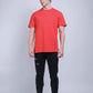 Flatlock Tee (Red) - [MIGO Menswear]