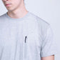 Tagging Pocket Tee (Grey Melange) - [MIGO Menswear]