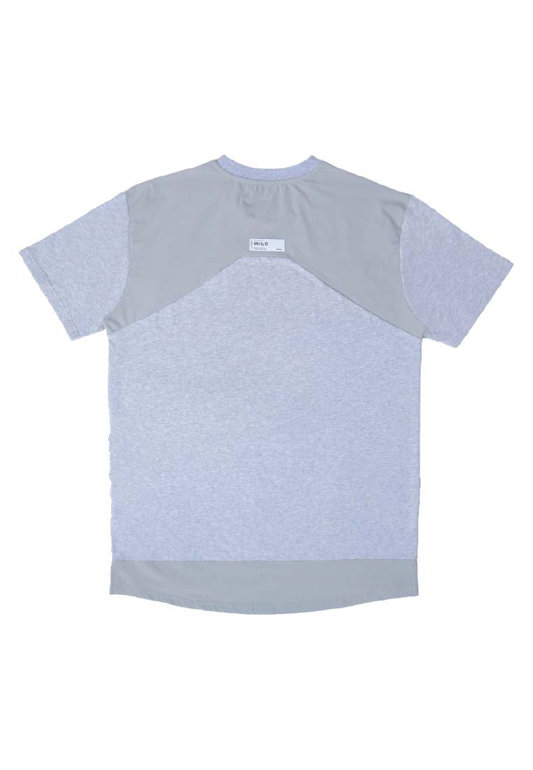 Tagging Pocket Tee (Grey Melange) - [MIGO Menswear]