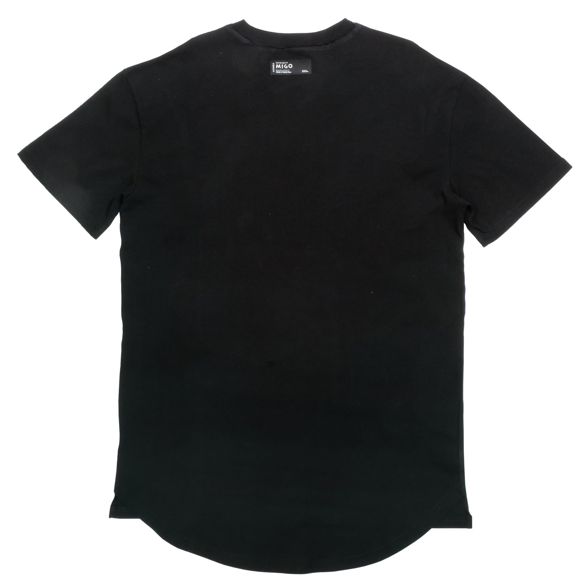 Flatlock Tee (Black) - [MIGO Menswear]