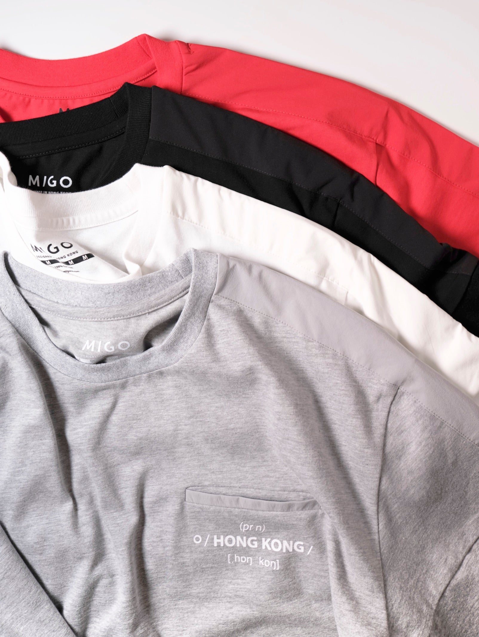 Shoulder Patch Pocket Tee (Black) - [MIGO Menswear]