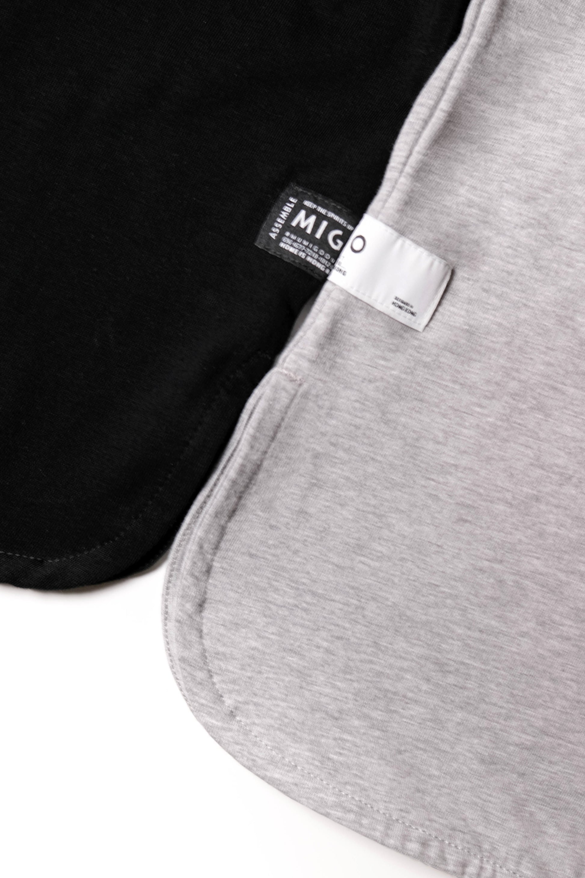Shoulder Patch Pocket Tee (Black) - [MIGO Menswear]