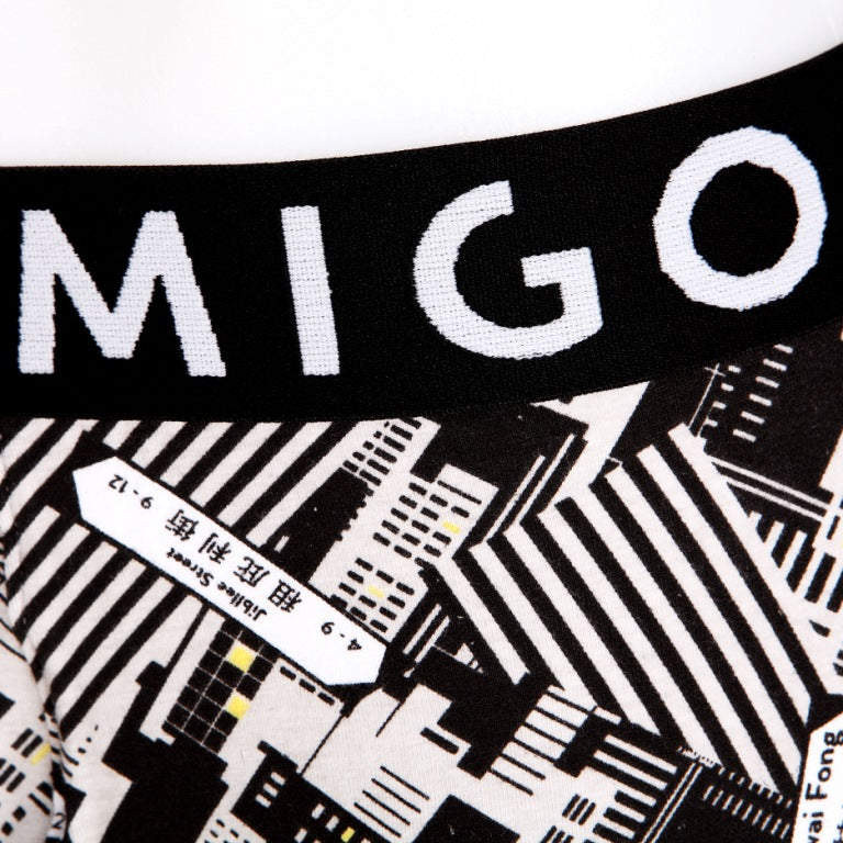 Cotton Pattern Trunk (Home Black) - [MIGO Menswear]