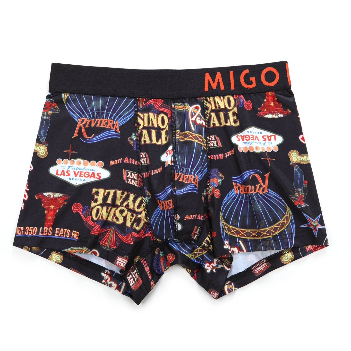 Micro Fibre Pattern Trunk (Lightbox Black) - [MIGO Menswear]
